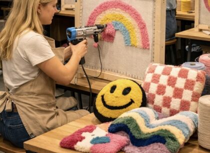 Der neue DIY-Trend boomt. In Workshops und zu Hause tuften Fans ihre wolligen Werke. Mit dem Hobby starten kann fast jeder. Tipps von einer Expertin für den erfolgreichen Einstieg.