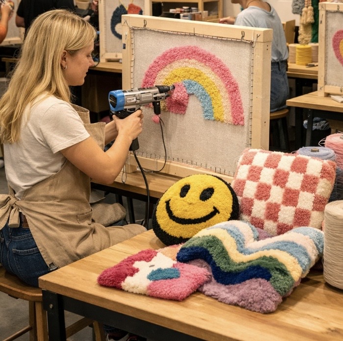 Der neue DIY-Trend boomt. In Workshops und zu Hause tuften Fans ihre wolligen Werke. Mit dem Hobby starten kann fast jeder. Tipps von einer Expertin für den erfolgreichen Einstieg.