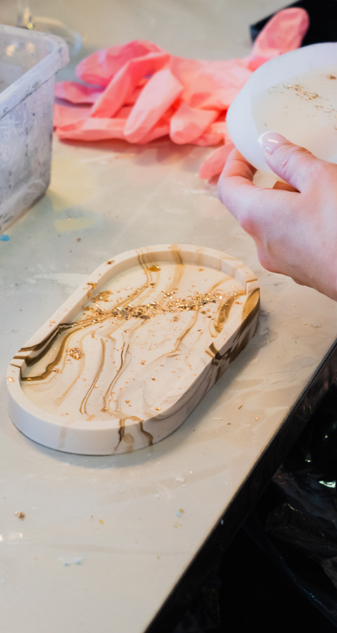 Terrazzo Jesmonite Workshop Stuttgart