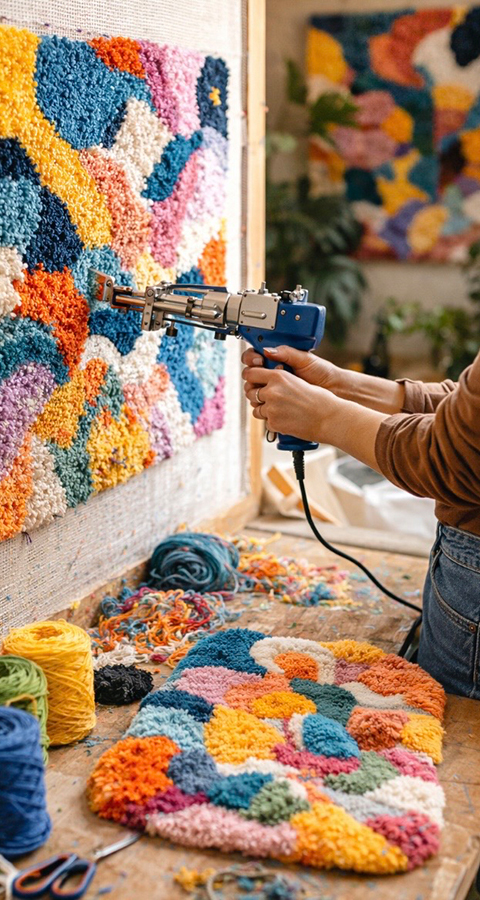 Benutzerdefinierter Tufting-Teppich / personalisierter Teppich, benutzerdefinierter Tuft-Teppich, maßgeschneidertes Geschenk, handgefertigter Teppich, personalisierter Tufting-Teppich, auf Bestellung handgefertigt