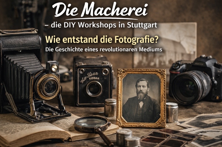 Lerne Dich und andere oder deine Produkte und Motive zu fotografieren. Du willst mehr als ein Selfie ? Du möchtest wissen, wie ein Portrait geht ? Oder Content bzw. Produkte fotografieren ? Fotografie Workshop & Kurs in Stuttgart – Fotografieren lernen mit Kamera und Licht In unserem Fotokurs und Fotoworkshop in Stuttgart lernst du Fotografie von den Grundlagen bis zur professionellen Technik. Der Kurs findet im Atelier/Studio statt und bietet dir Praxis, Theorie und viele Übungen. Unser Dozent Gordon (www.ftgrf.de) erklärt dir Blende, Einstellungen, Umgang mit Kamera, Licht, Bildaufbau und Details – ideal für Anfänger und alle Teilnehmer, die richtig gut fotografieren lernen möchten. Im Workshop lernst du digitale und analoge Fotografie, Portraits, Bilder im individuellen Format und kreative Art zu fotografieren. In der Gruppe oder individuell bekommst du Tipps, Wissen, Einführung und Inhalte direkt vom Fotografen. Der Kurs bietet dir die Möglichkeit, Fragen zu stellen, gemeinsam zu arbeiten und tolle Fotos zu erstellen. Termin, Tag, Uhrzeit, Treffpunkt, Ort und Details findest du auf unserer Seite online. Ein Gutschein ist verfügbar – perfekt als Geschenk. Ziel ist es, dass du nach kurzer Zeit mit Erfahrung und Praxis deine Fotos sicher und frei gestalten kannst. Termine gehen 2,5 Stunden mit kurzer Pause und Snacks zum Essen+Getränke, Preis: 100 Euro