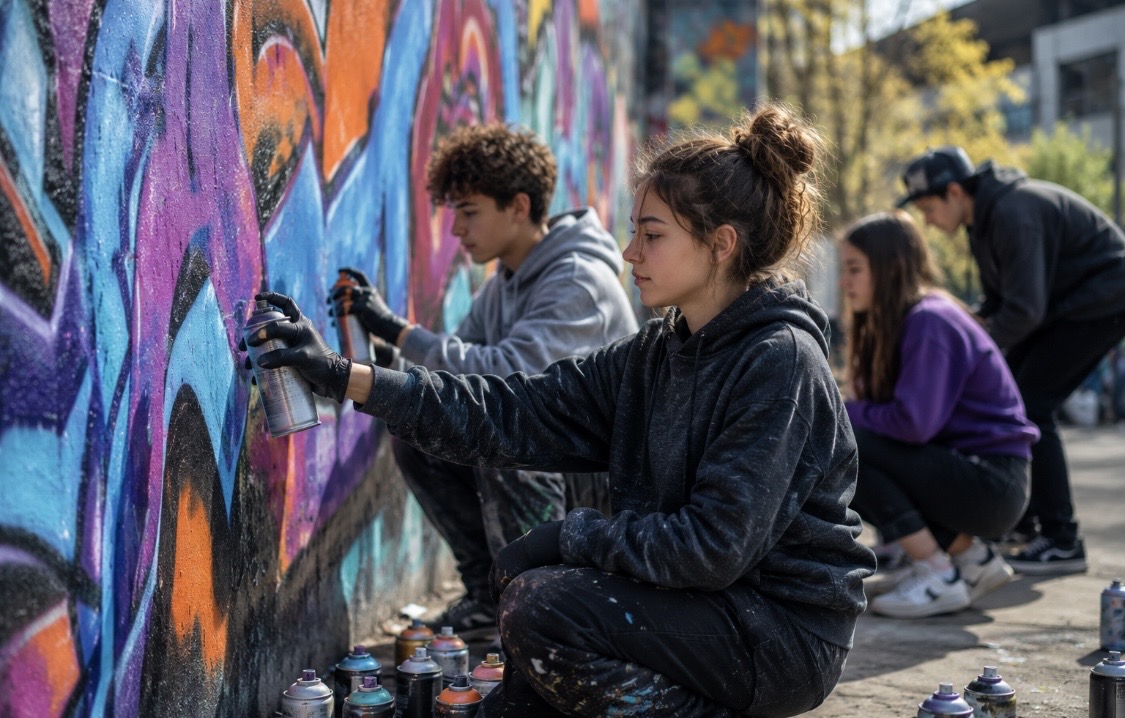 Graffiti gegen Einsamkeit: Wie kreative Workshops Jugendlichen in Stuttgart neue Perspektiven geben | Die Macherei Stuttgart - kreative Workshops
