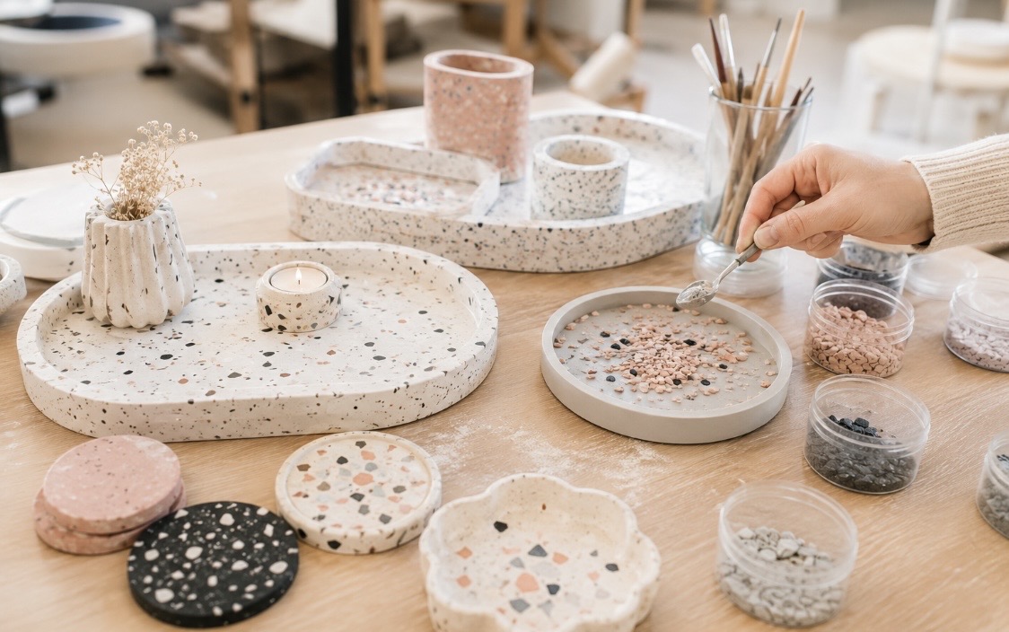 Die Macherei Stuttgart: Warum ein Terrazzo Workshop gerade so angesagt ist